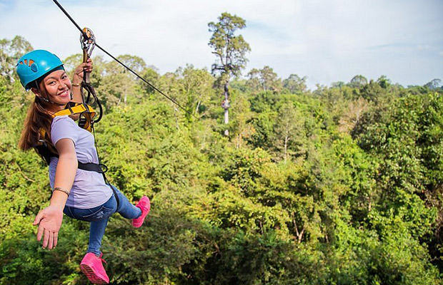 Angkor Zipline, Siem Reap